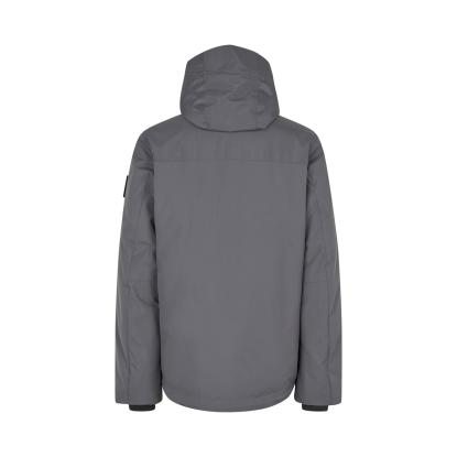 ID 0842 Hooded vinterjakke, silver grey