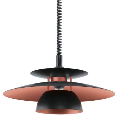 EGLO BRENDA pendel med hejs, Ø43 cm, E27, sort/kobber