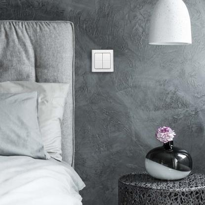 Jumitech trådløs lysdæmper med batteri til Philips Hue, 1 modul, hvid