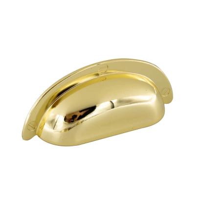 Beslag Design 3922 skålgreb, 64 mm, poleret messing