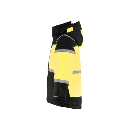 Blåkläder 4858 børne vinterjakke, sort/hi-vis gul