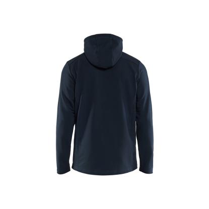 Blåkläder 3594 hættetrøje half zip, mørk marineblå