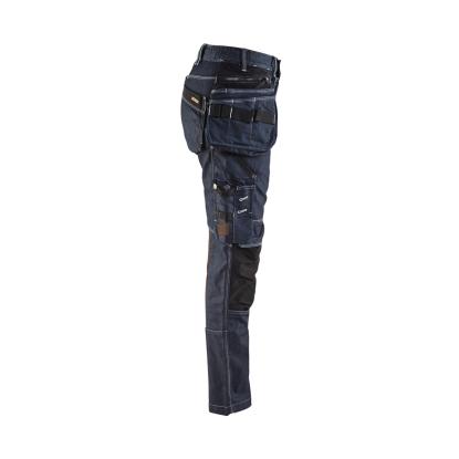 Blåkläder 7990 dame håndværker buks stretch x1900, marineblå/sort