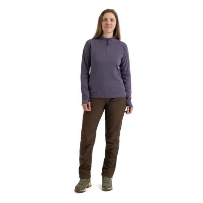 DLX TAWNY softshellbukser med stretch, dame, brun