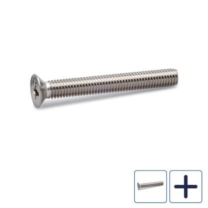 FAST maskinskrue med undersænket hoved, rustfri A4, 3,0 mm - 200 stk.