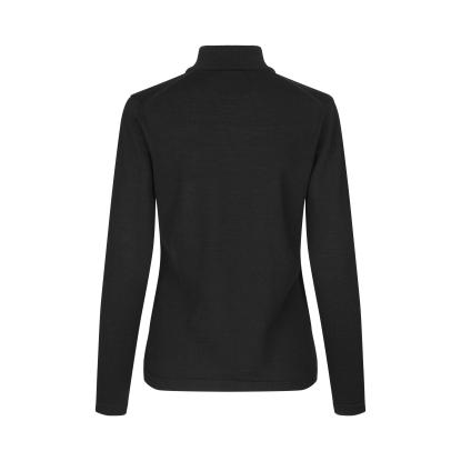 Seven Seas S661 The cardigan med lynlås, merino, dame, sort