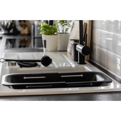 WENKO Kitchen Sivo skyllekurv til vask, justerbar 37-50 cm