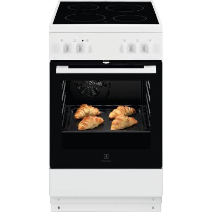 Electrolux LKR54001NW glaskeramisk komfur, 57 liter