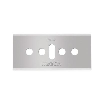 Martor barberblad no. 45 til Secumax/Secunorm knive, 39 x 18,4 x 0,3 mm - 10 stk.