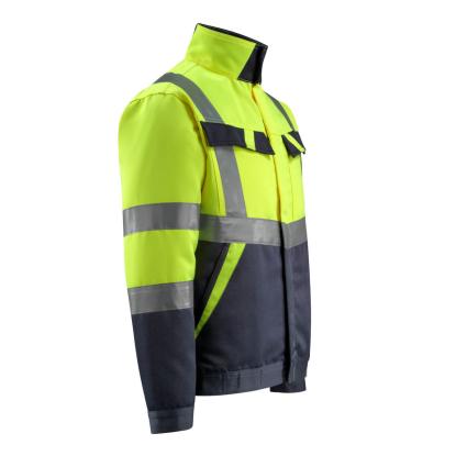 MASCOT SAFE LIGHT Forster arbejdsjakke, hi-vis gul/mørk marine