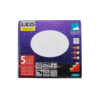 EGLO Fueva 5 indbygningsspot 2,8W LED hvid