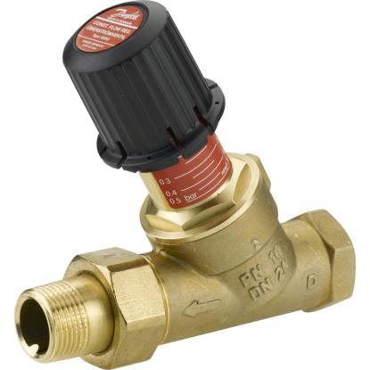 Danfoss AVDO 15 regulator, muffe/nippel, ligeløb