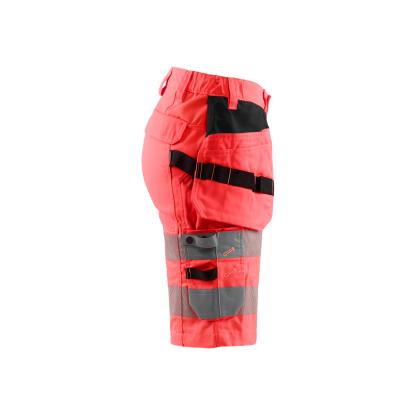 Blåkläder 7186 dame high vis shorts med stretch, hi-vis rød