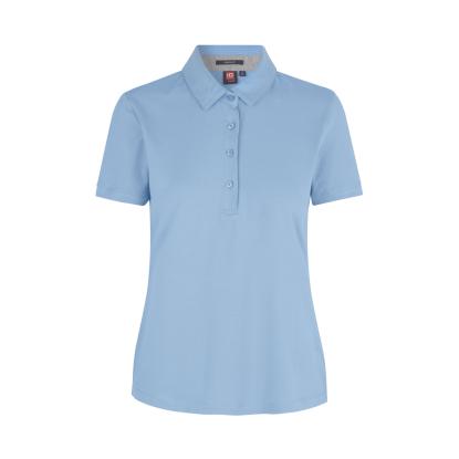 ID 0535 Business poloshirt, jersey, dame, lys blå