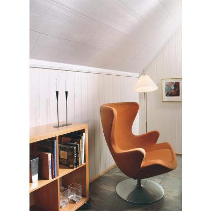 Huntonit Symfoni loftplade, 11 x 280 x 1800 mm, hvid - 2,02 m²