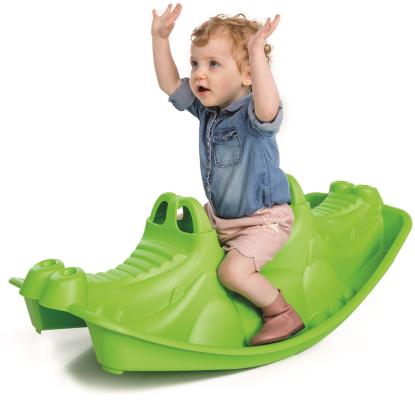 Paradiso Toys plastvippe, krokodille, grøn, 33 x 101 x 46 cm