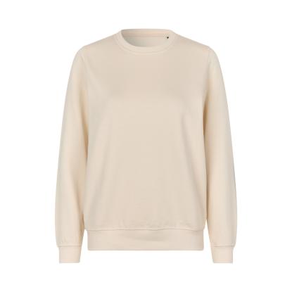 ID 0683 sweatshirt, økologisk, dame, off-white