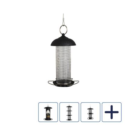 Care Bird foderautomat til nødder, sort