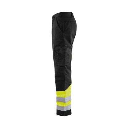 Blåkläder 1564 high vis buks, sort/hi-vis gul