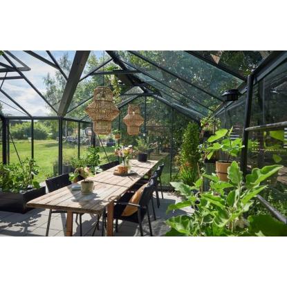 Juliana Orangeri 21,5 m², antracit, 3 mm hærdet glas
