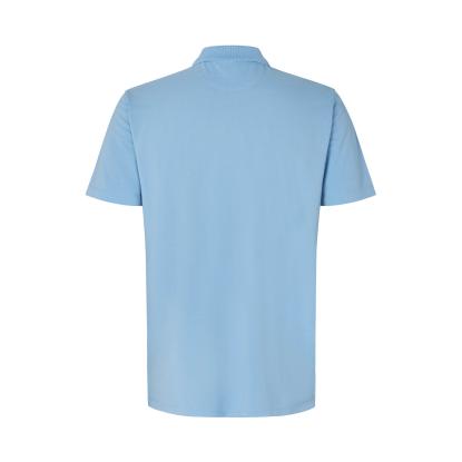 ID Ease 0556 poloshirt, lyocell, lys blå