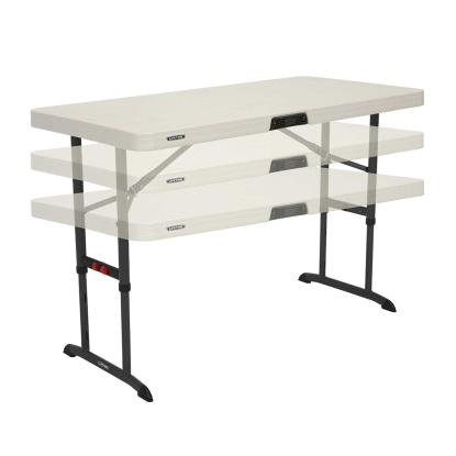 Lifetime sammenklappeligt bord, plast, hvid, 61 x 122 x 86 cm