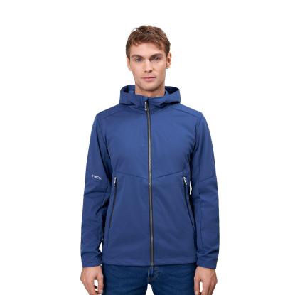 ID 0836 softshelljakke, letvægt, stormy blue