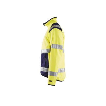Blåkläder 4877 high vis light softshell jakke, hi-vis gul/marineblå