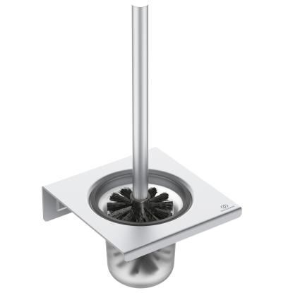 Ideal Standard Alu+ toiletbørste, sølv