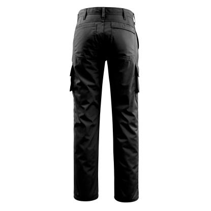 MACMICHAEL WORKWEAR Gravata arbejdsbukser med lårlommer, sort