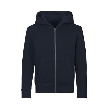 ID CORE 40638 hættetrøje med lynlås, børn, navy