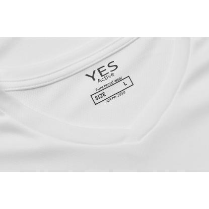 ID 2030 YES Active T-shirt, hvid