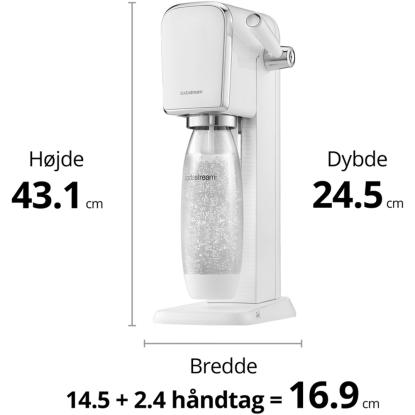 SodaStream ART sodavandsmaskine, hvid