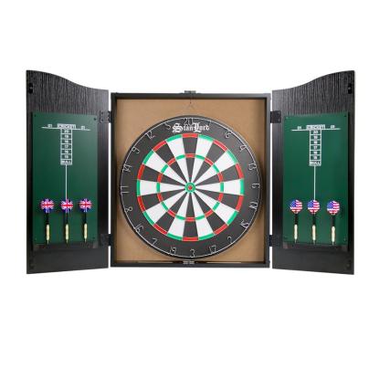 Stanlord dartskab med 6 pile, sort