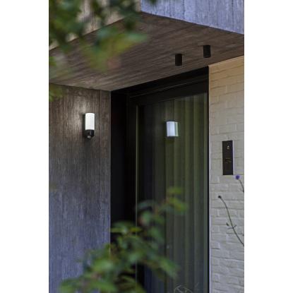 LUTEC connect POLLUX udendørs LED væglampe med kamera og sensor, IP44, mørk grå