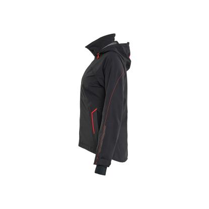Blåkläder 4403 dame skaljakke 4-vejs stretch, sort/rød