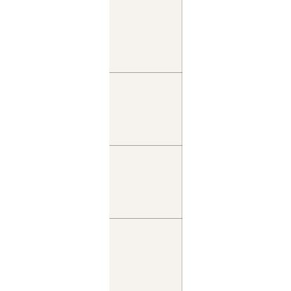 Fibo Colour vådrumspanel med 60 x 60 cm fliselook, 10 x 600 x 2400 mm, white contrast silk