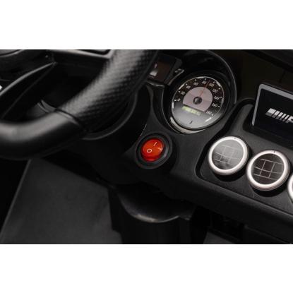 Mercedes AMG GTR elbil, 2 x 12V, sort