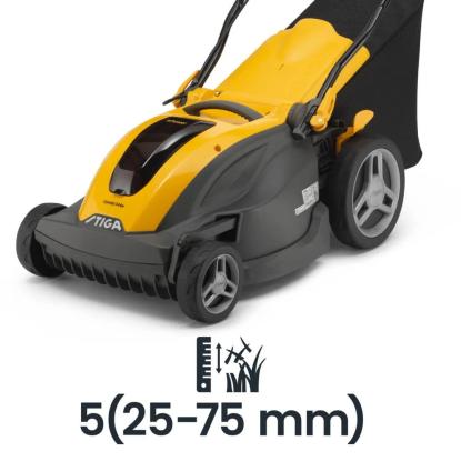 STIGA Combi 344e Kit plæneklipper med 5 Ah batteri og hurtiglader