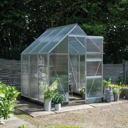 Halls Icon 6 drivhus 3,7 m², alu, 4 mm poly