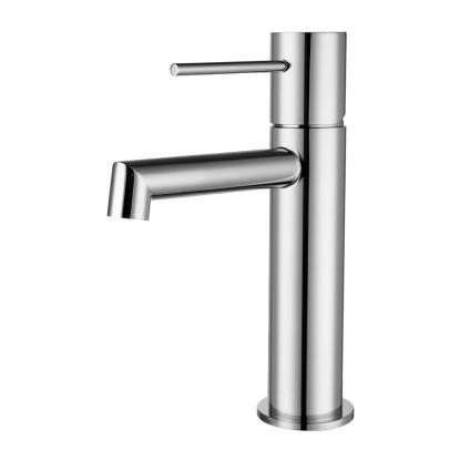 Danbad håndvaskarmatur med push-open bundventil, H20 cm, krom look