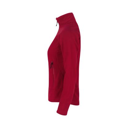 ID 0807 Zip-n-Mix mikrofleece cardigan, dame, rød