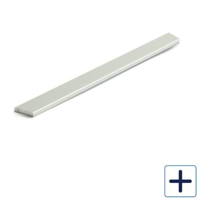 Habo B04 fladprofil, 40 x 3 mm, aluminium