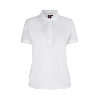 ID 0521 poloshirt, klassisk, dame, hvid