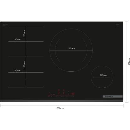 Bosch PXE831HC1E induktionskogeplade