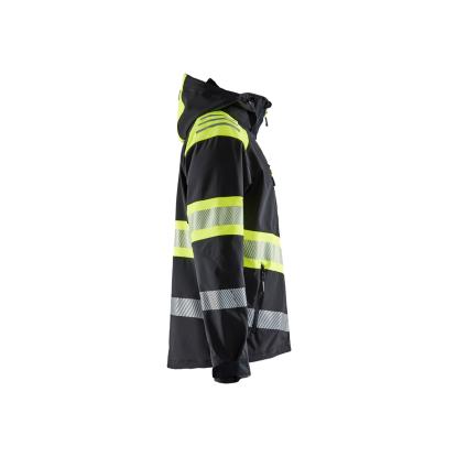 Blåkläder 4494 high vis softshell jakke, sort/hi-vis gul