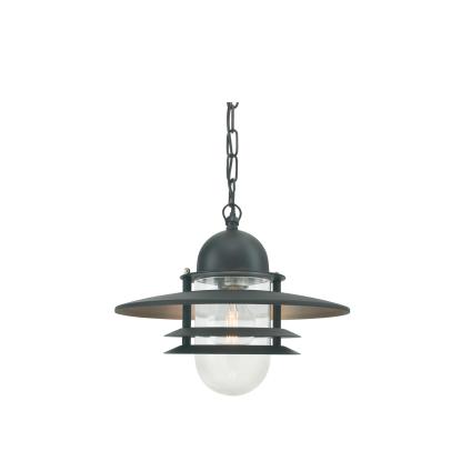 Norlys Oslo loftlampe, E27, IP55, sort