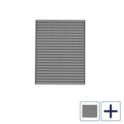 Garage+ opbevaringstavle, mat grå