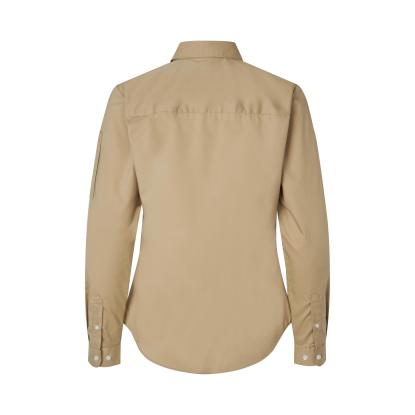 Seven Seas S67 Poplin skjorte med stretch, dame, sand