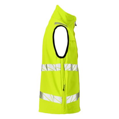 MASCOT ACCELERATE SAFE softshell vest, hi-vis gul